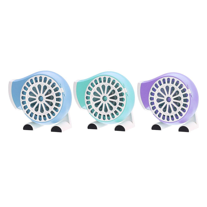 Creative Mini Fan Handheld USB Rechargeable Strong Wind Cooling Ultrathin Low Noise Summer Essentials Image 3