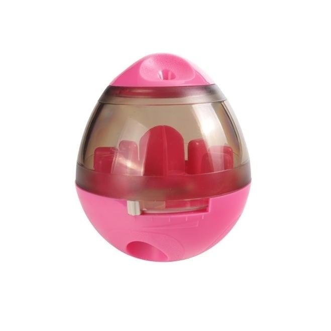 Creative Egg Shape Tumbler Pet Food Dispenser Dog Cat IQ Treat Toy Pet Bowl Image 4