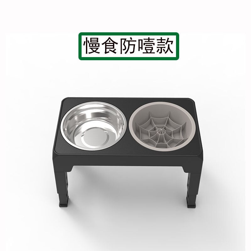 Dog Bowl Raised Elevated Double Pet Feeder for Food and Water Reduce Neck Stress Puppy Cat Supplies Image 5