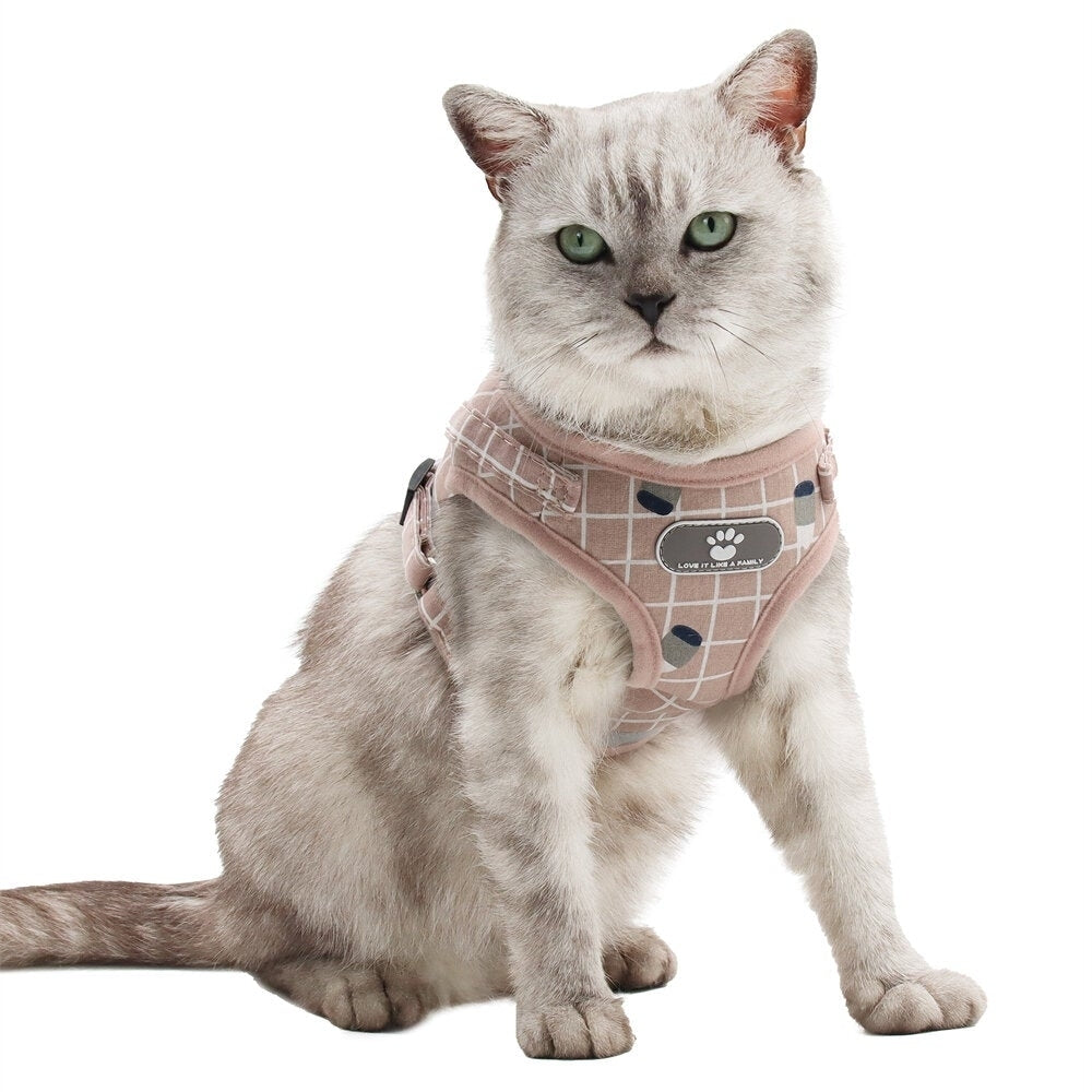 Dog Cat Chest Strap Reflective Design Adjustable Buckle Upgrade Breathable Mesh Fabric Multi Colors Size Is Optional Image 2