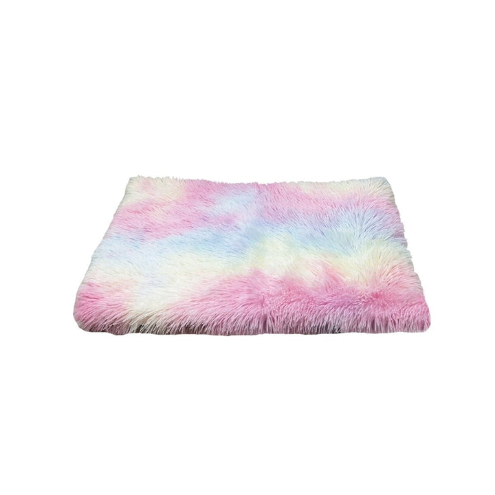 Dog Cat Long Plush Puppy Cushion Mat Soft Pet Bed Winter Warm Sleeping Bed for Dogs Kennel Portable Cat Supplies Image 5