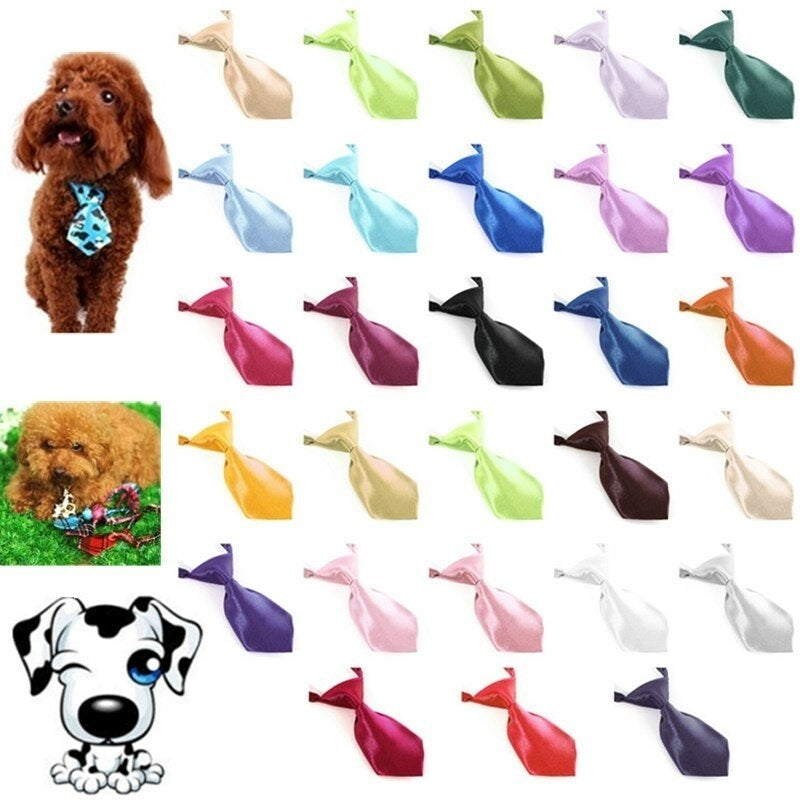 Dog Cat Puppy Kitty Teddy Adjustable Bow Tie Necktie Collar Pet Accessory Image 1