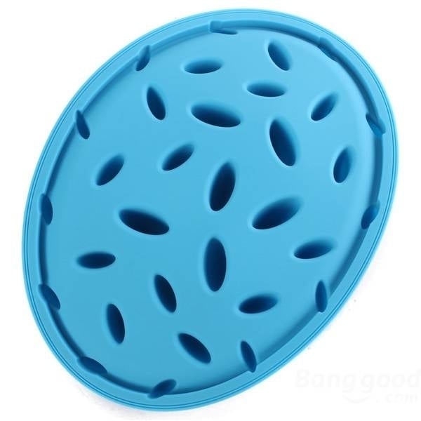 Dog Cat Slow Eating Feeder Anti Choke Pets Bowl Feed Dish Puppy Silicone Gulp Image 3