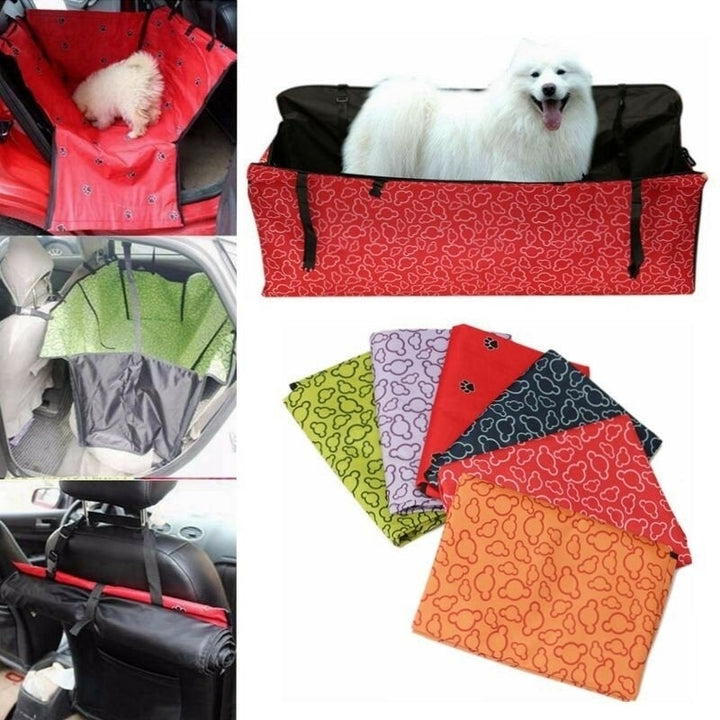 Dog Cat Seat Cover Safety Pet Waterproof Hammock Seat Cover Mat Cushion For Car Image 8