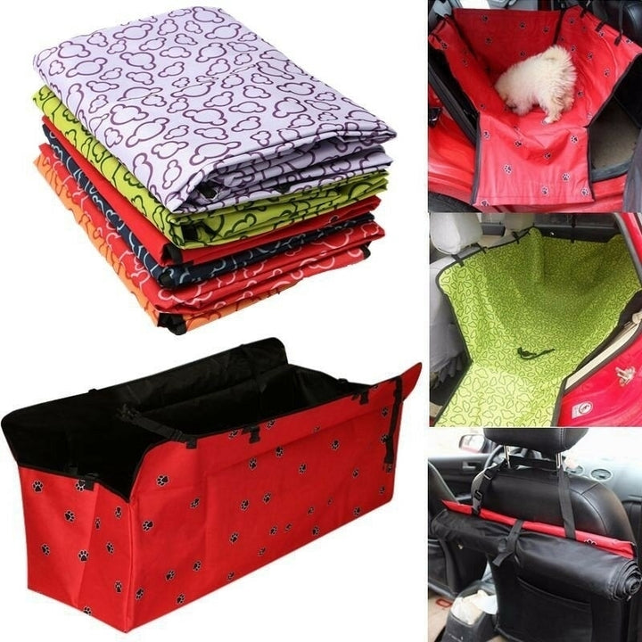 Dog Cat Seat Cover Safety Pet Waterproof Hammock Seat Cover Mat Cushion For Car Image 9