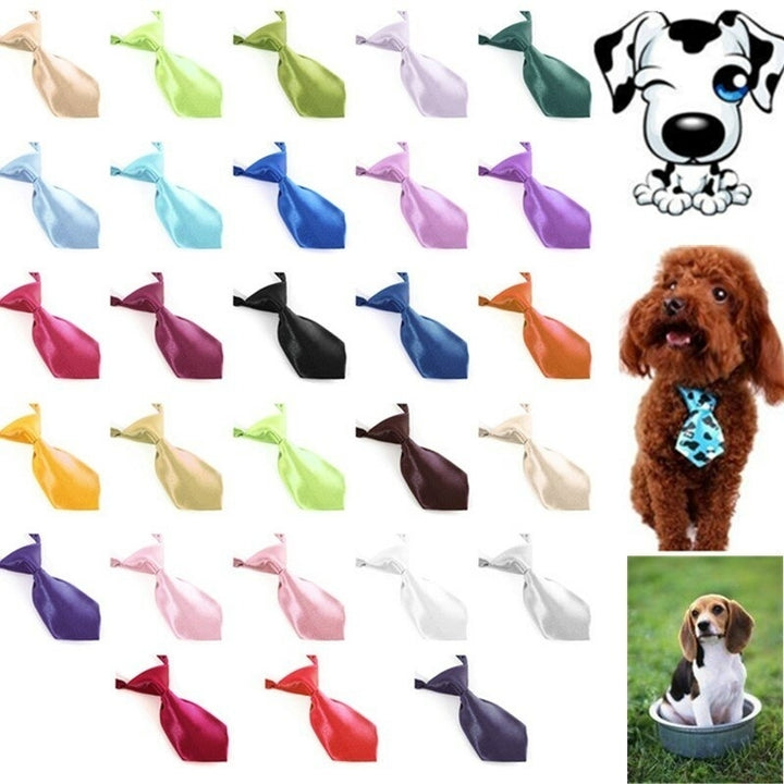 Dog Cat Puppy Kitty Teddy Adjustable Bow Tie Necktie Collar Pet Accessory Image 4