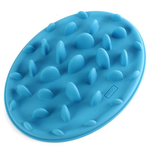 Dog Cat Slow Eating Feeder Anti Choke Pets Bowl Feed Dish Puppy Silicone Gulp Image 6