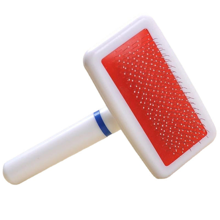 Dog Brush Pet Dog Comb Long Hair Brush Plastic Handle Puppy Cat Dog Bath Brush Multi-function Comb Image 3