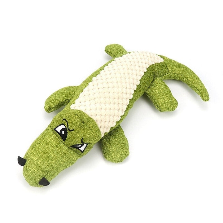 Dog Chew Sound Squeaky Toy Bite Resistant Toys Plush Linen Pet Toys Puppy Image 8