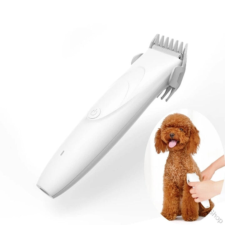 Dog Cat Pet Hair Trimmers Professional Pet Grooming Electrical Clippers Pets Hair Cut Machine Rechargeable Safety Image 2