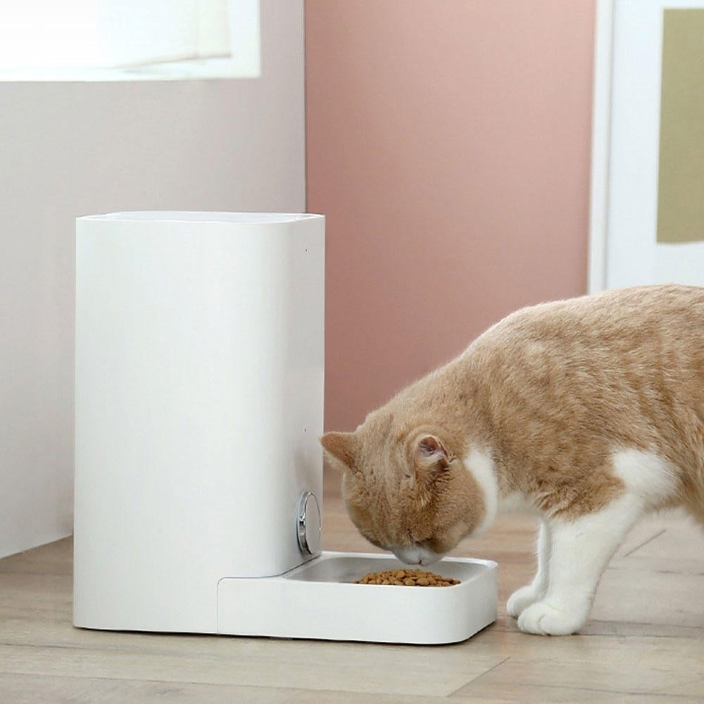 Dog Cat Feeder Cat Food Feeder Infrared Sensor Mobile Phone Control Pet Product Pet Mat Image 2