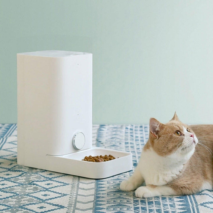 Dog Cat Feeder Cat Food Feeder Infrared Sensor Mobile Phone Control Pet Product Pet Mat Image 5