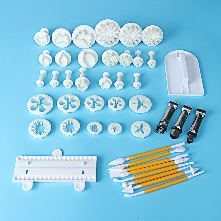 DIY Fondant Cake Cutter Embossing Mold Printing Tool Candy Biscuit Baking Set DTTT Image 3