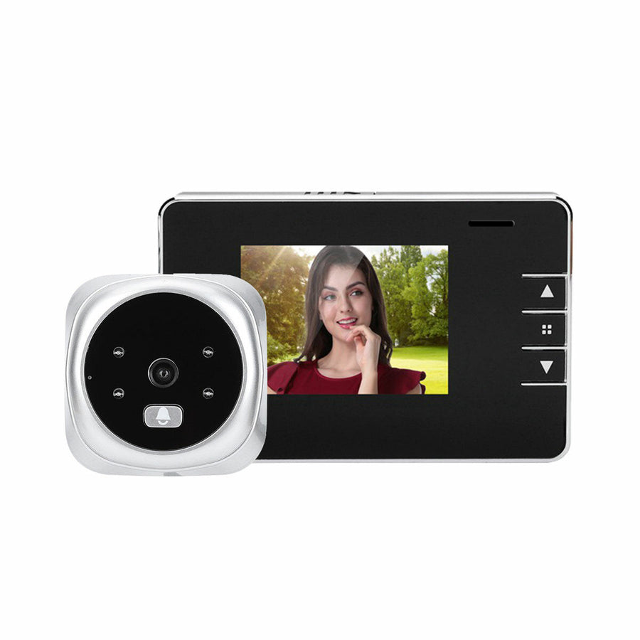 Door Viewer Video Peephole Camera 2.8" Monitor Digital Ring Doorbell Night Vision Video-eye Security Voice Record HD Image 1