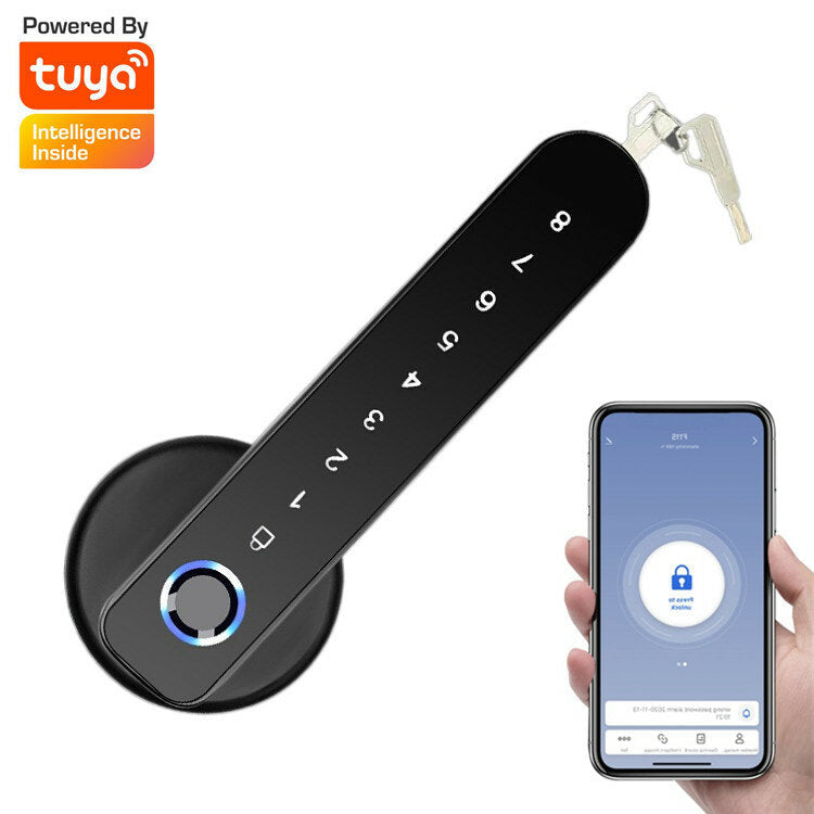 Door Lock Smart Lock Password Fingerprint Door Locks Key APP Unlock For Bluetooth Simple DIY For Knob Lock Image 2