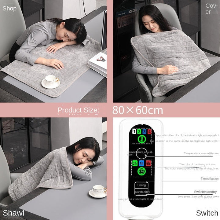 Double Electric Blanket Machine Washable One Seat Heating Blanket Thermal Cover Heated Bed Manta Termica Blanket Warmer Image 7