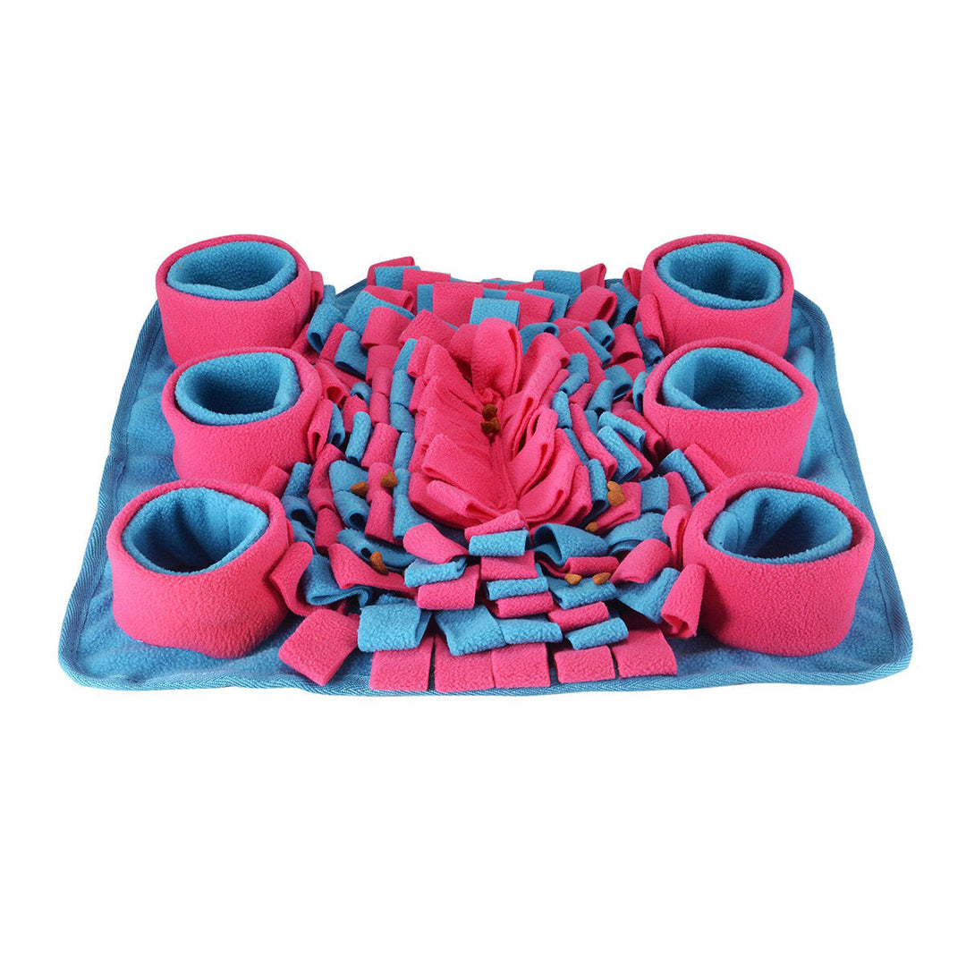 Dog Sniffing Snuffle Training Mat Pet Blanket Play Washable Polar Fleece Dog Trainings Mat Food Feeder Image 8