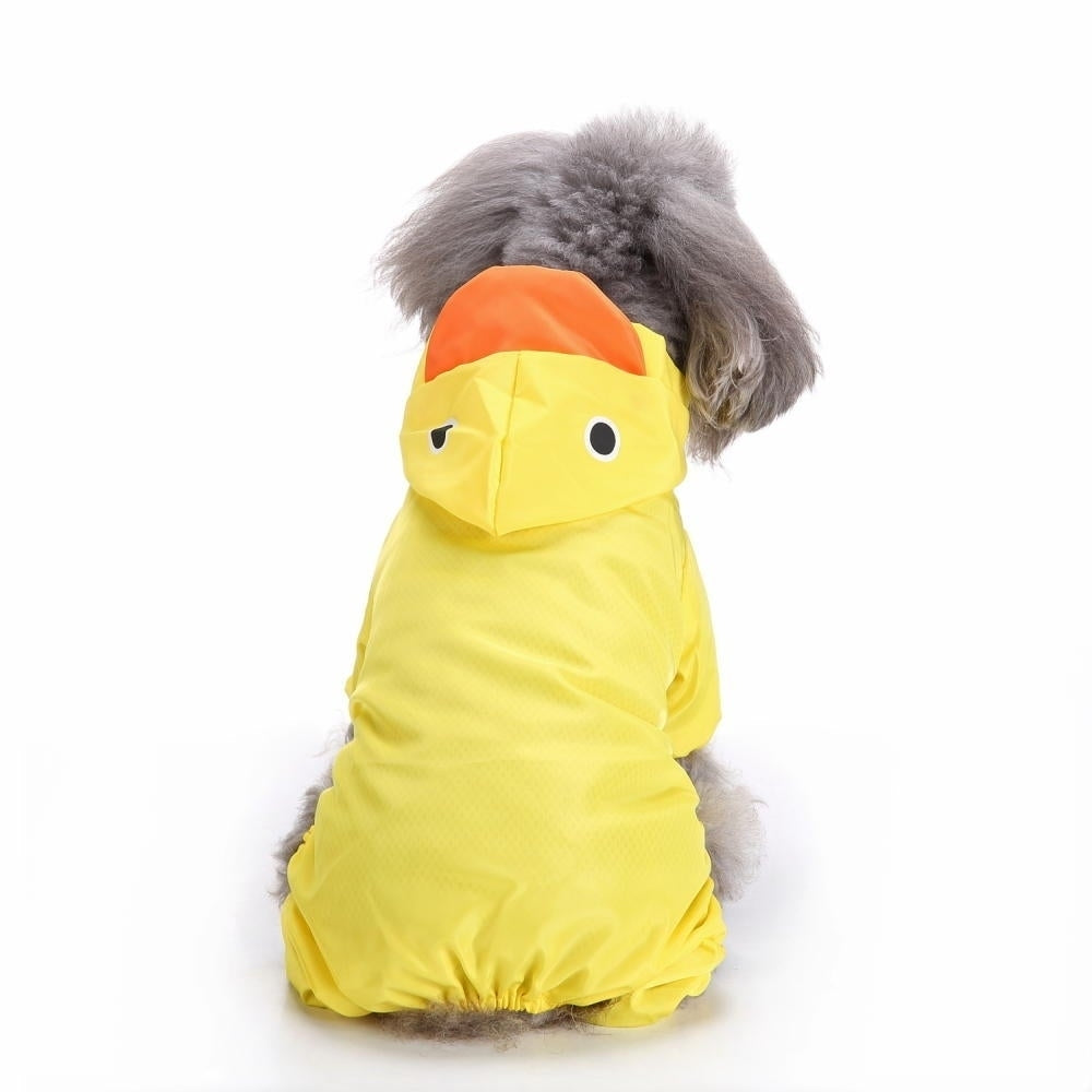 Dog Lovely Duck Aniamls Raincoat Dog Outdoor Jacket Waterproof and Comfurtable Image 1