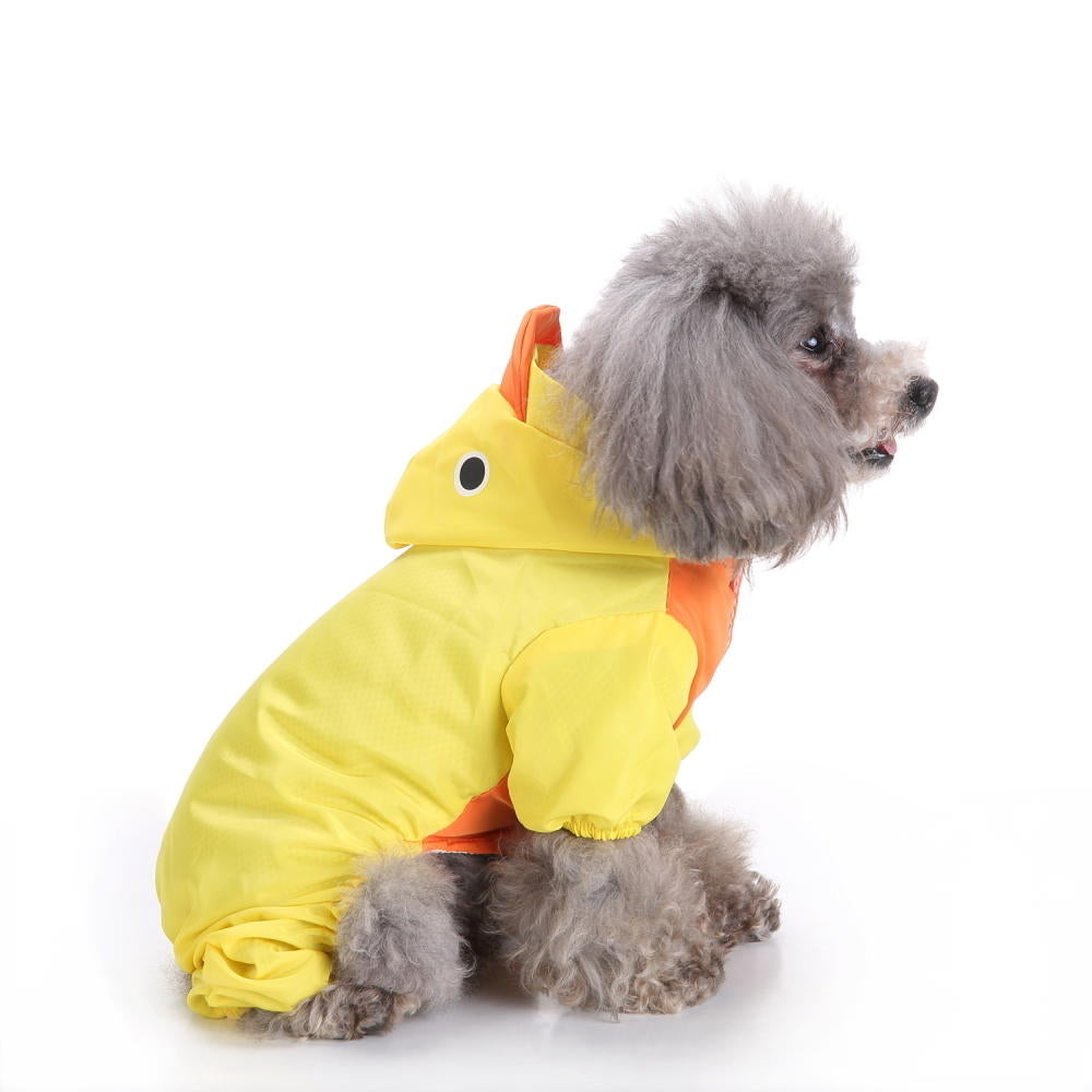 Dog Lovely Duck Aniamls Raincoat Dog Outdoor Jacket Waterproof and Comfurtable Image 5