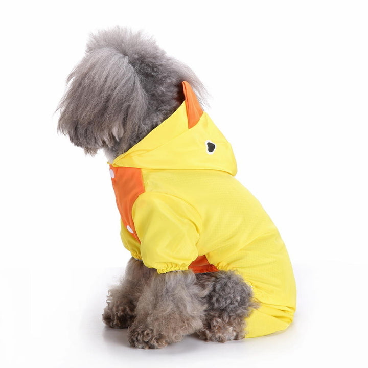 Dog Lovely Duck Aniamls Raincoat Dog Outdoor Jacket Waterproof and Comfurtable Image 6