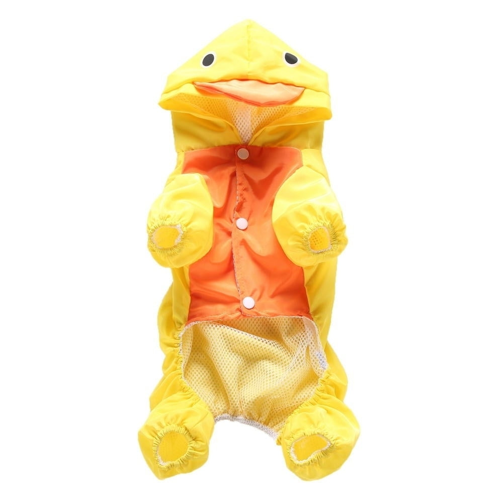 Dog Lovely Duck Aniamls Raincoat Dog Outdoor Jacket Waterproof and Comfurtable Image 7