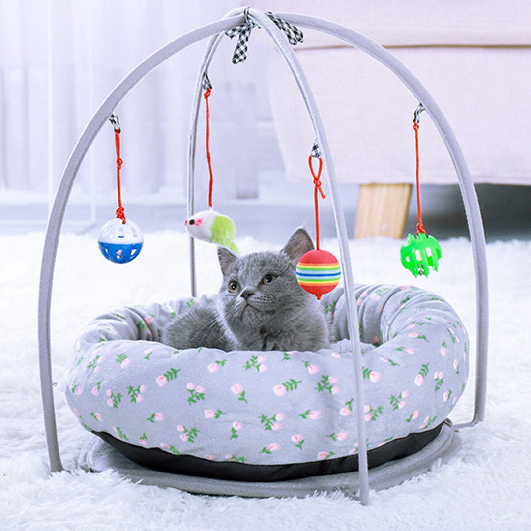 Dog Nests Cat Bed Removable Cats House Kennel Four Seasons Universal Multi-functional Toy Cave Pet Cushion Mats Cat Image 7