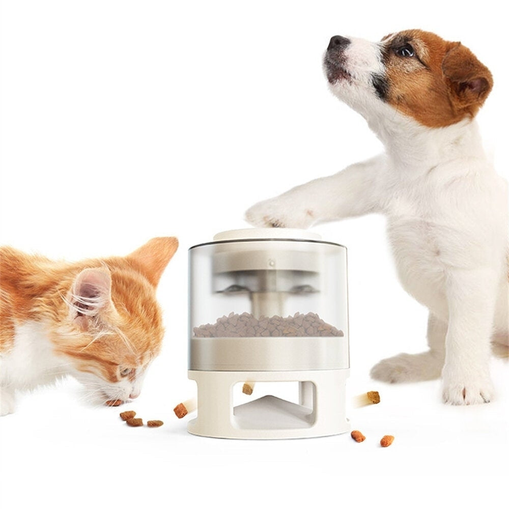 Dog Training Food Leaking Toy Press Type Feeder Transparent Granary Anti-falling Improve IQ Fun Feeding for Cats or Dogs Image 3