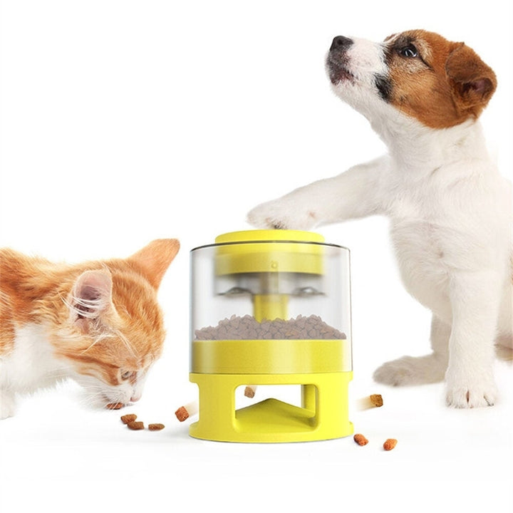 Dog Training Food Leaking Toy Press Type Feeder Transparent Granary Anti-falling Improve IQ Fun Feeding for Cats or Dogs Image 5