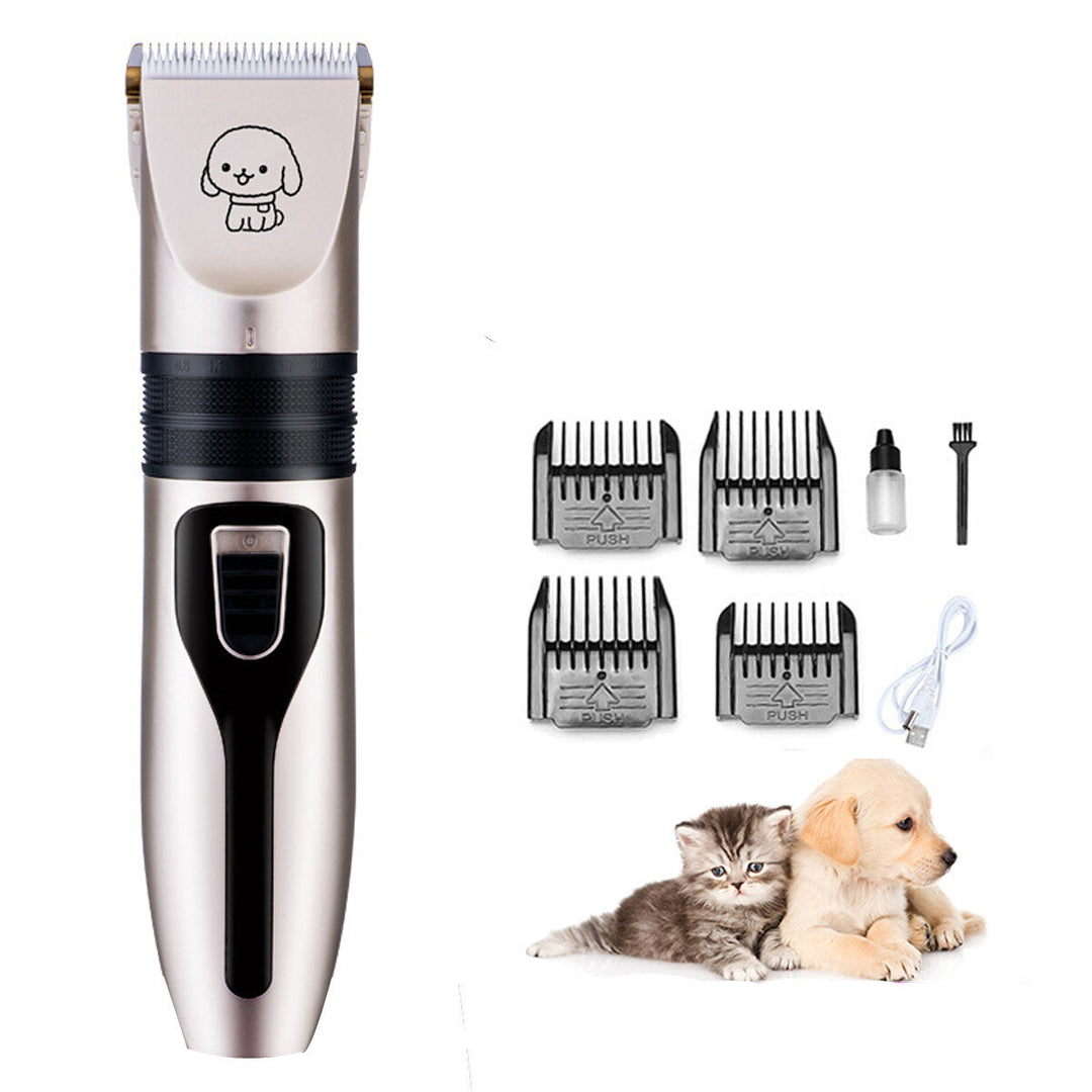 Electric Hair Clipper Comb Set Hair Trimmer Blade Cat Dog Horse Pet Grooming Cordless Image 4