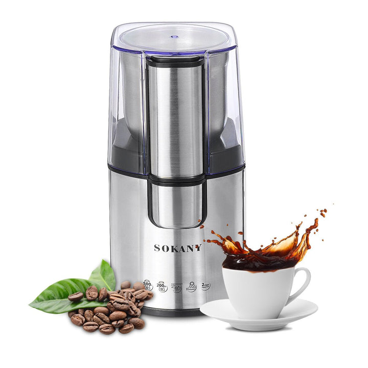 Electric Coffee Grinder Maker Beans Mill Herbs Nuts Spice Grinding Milling 200W Image 5