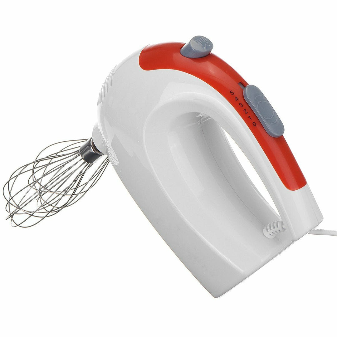 Electric Egg Beater 200W Hand Mixer Stainless Steel Whisk Milk Cooking Baking for Kitchen Image 1