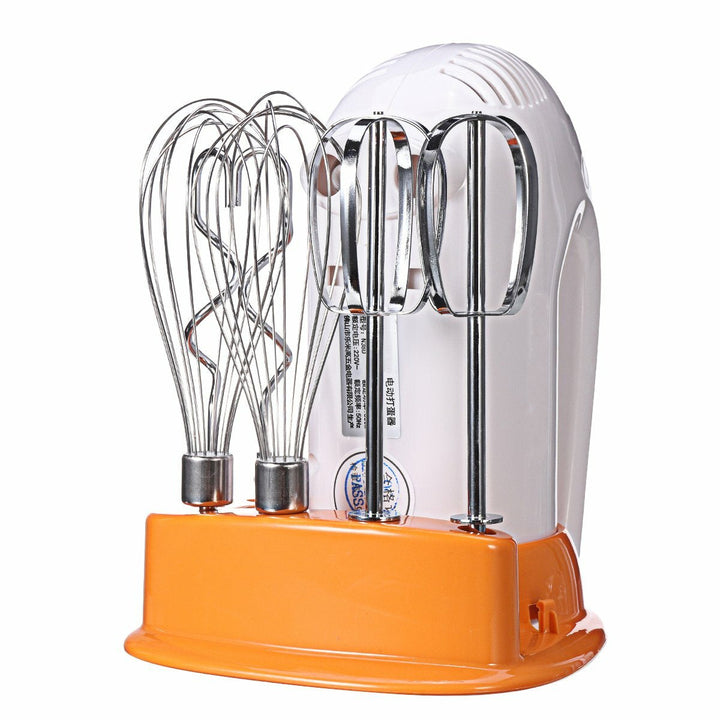 Electric Egg Beater Hand Mixer Stainless Steel Whisk Milk Cake Flour Baking 300W Image 4