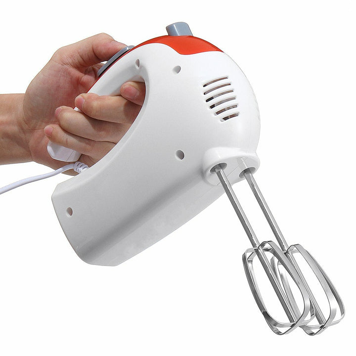 Electric Egg Beater 200W Hand Mixer Stainless Steel Whisk Milk Cooking Baking for Kitchen Image 3