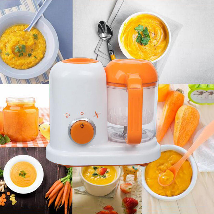 Electric Baby Food Maker Processor Toddler Blender Safe Healthy Steamer Processor BPA Free Image 1