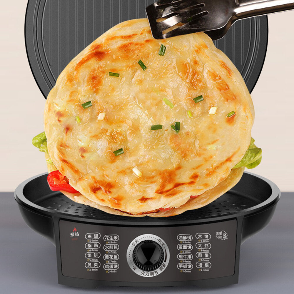 Electric Baking Pan Crepe Maker 1200W Knob Control Three Gears Firepower from Ecological Chain Image 2