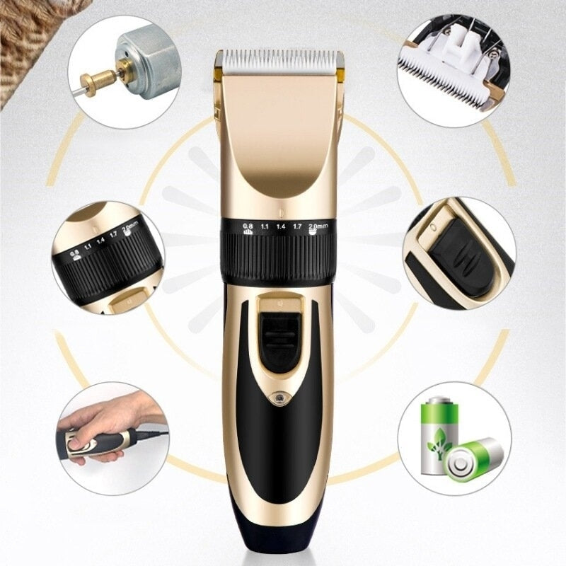 Electric Hair Clippers ScissorsandShears Shaver Trimmer Grooming Cordless Cat Dog Hair Trimmer Image 2