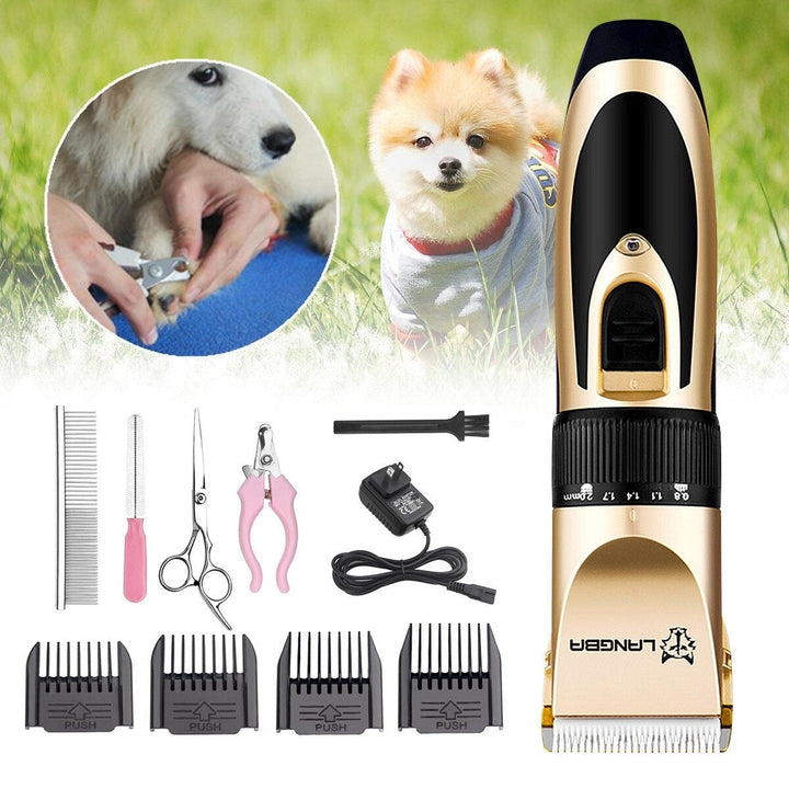 Electric Hair Clippers ScissorsandShears Shaver Trimmer Grooming Cordless Cat Dog Hair Trimmer Image 3