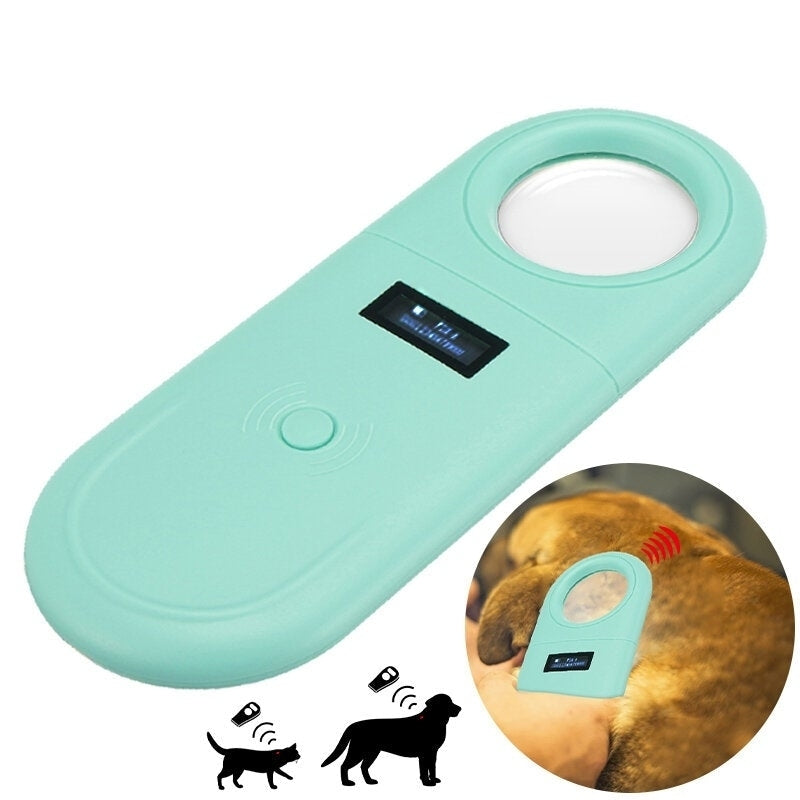 Display Pet Scanner Animal Pet ID Reader Chip Transponder USB Handheld Microchip Scanner for Dog Cats Horse Image 1