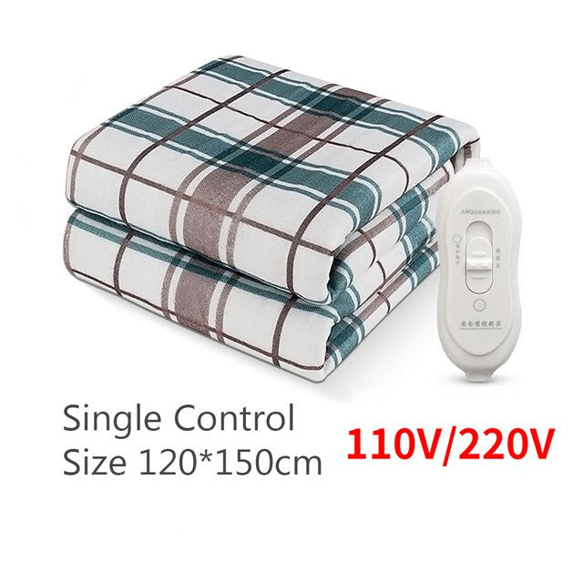 Electric Blanket Thicker Heater Double Body Warmer 150180cm Heated Blanket Thermostat Electric Heating Blanket Electric Image 11