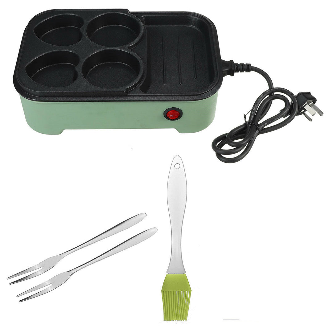 Electric Food Maker Non Stick Baking Pancake Pan Frying Griddle Machine Kit 700W Image 4