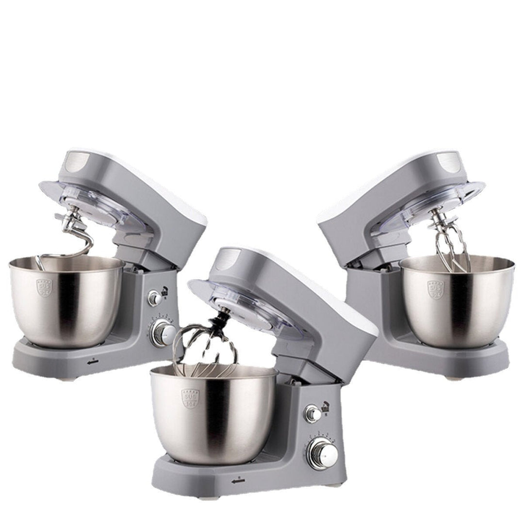 Electric Food Stand Mixer 600W Tilt-Head 6 Speed Stainless Steel Bowl for Knead Dough Egg-beater Image 5