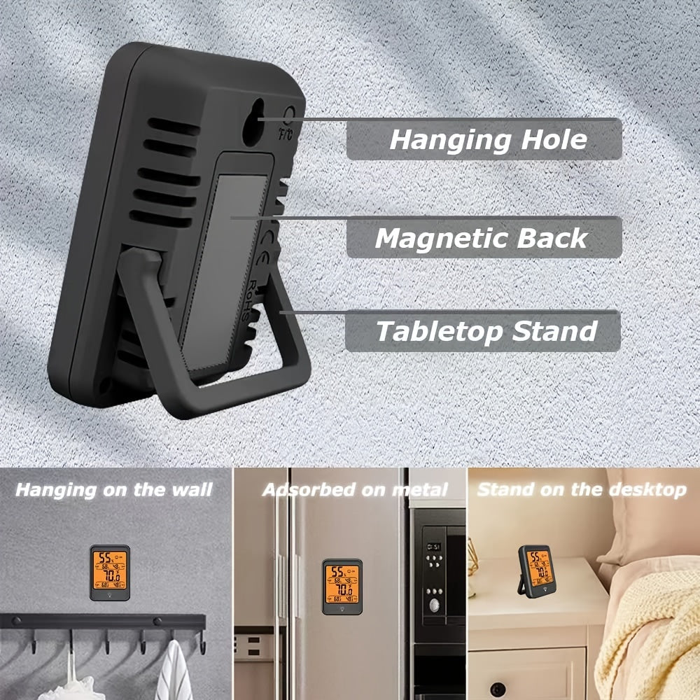 Digital Temperature Humidity Monitor Hygrometer with Backlight For Indoor Image 5