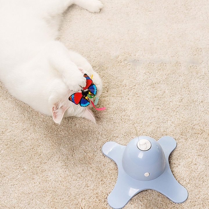 Electric Autoxic Cat Toy 360 Rotation Teasing Pets Image 8