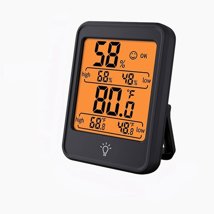 Digital Temperature Humidity Monitor Hygrometer with Backlight For Indoor Image 7