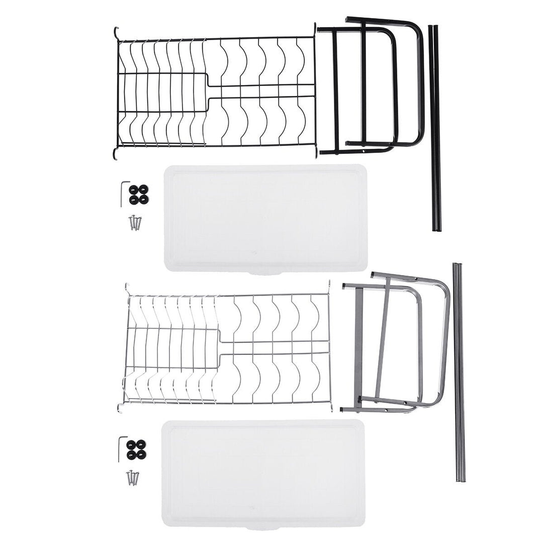 Dish Storage Rack Single Layer 43cm Kitchen Household Drain Rack Countertop Drying Dish Rack Image 3