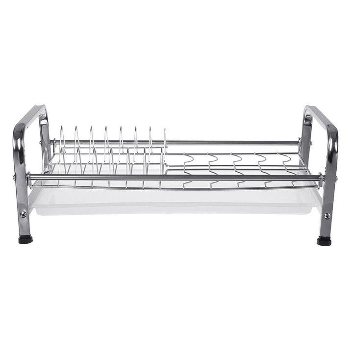 Dish Storage Rack Single Layer 43cm Kitchen Household Drain Rack Countertop Drying Dish Rack Image 1