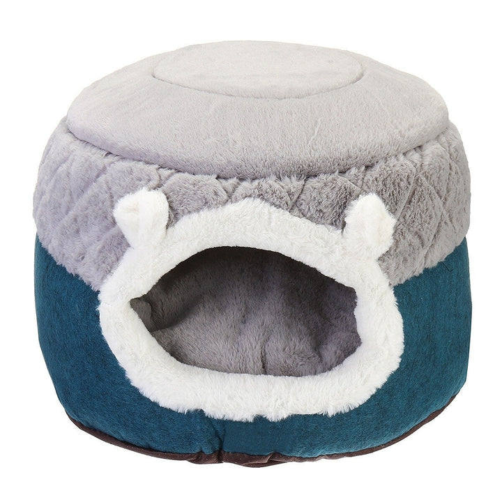 Dual-purpose Pet Bed Quilted Warm Cushion Comfortable for Winter Image 1