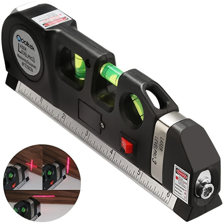 External Laser Level with Directions of 3 Horizontal Bubble and 3 Kinds Infrared Line Image 5