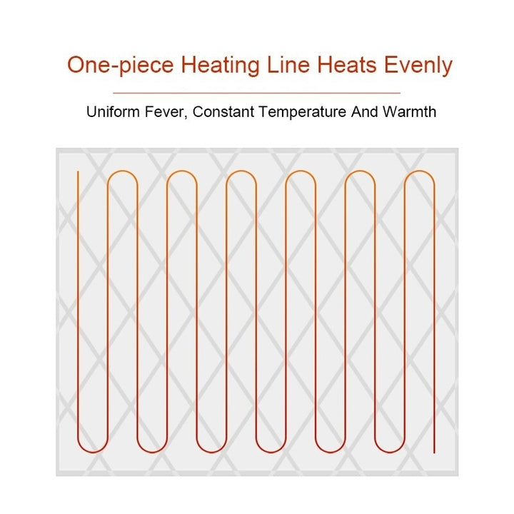 EU Plug Electric Heating Blanket Automatic Thermostat Double Body Warmer Bed Mattress Electric Heated Carpets Mat Heater Image 5