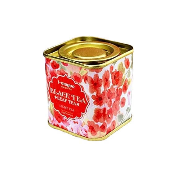 European Vintage Flower Tea Tin Box Candy Box Case Container Organization Image 4